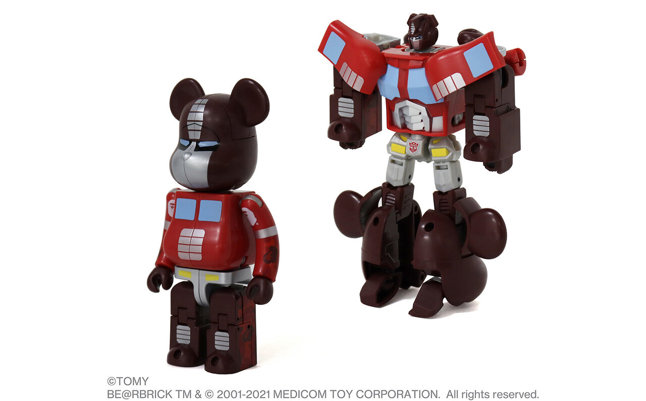 「トランスフォーマー」40周年を記念して完全変形する400& BE@RBRICKが登場 | MEDICOM TOY