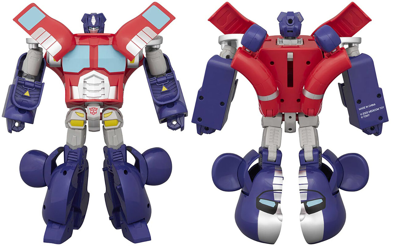 「トランスフォーマー」40周年を記念して完全変形する400& BE@RBRICKが登場 | MEDICOM TOY