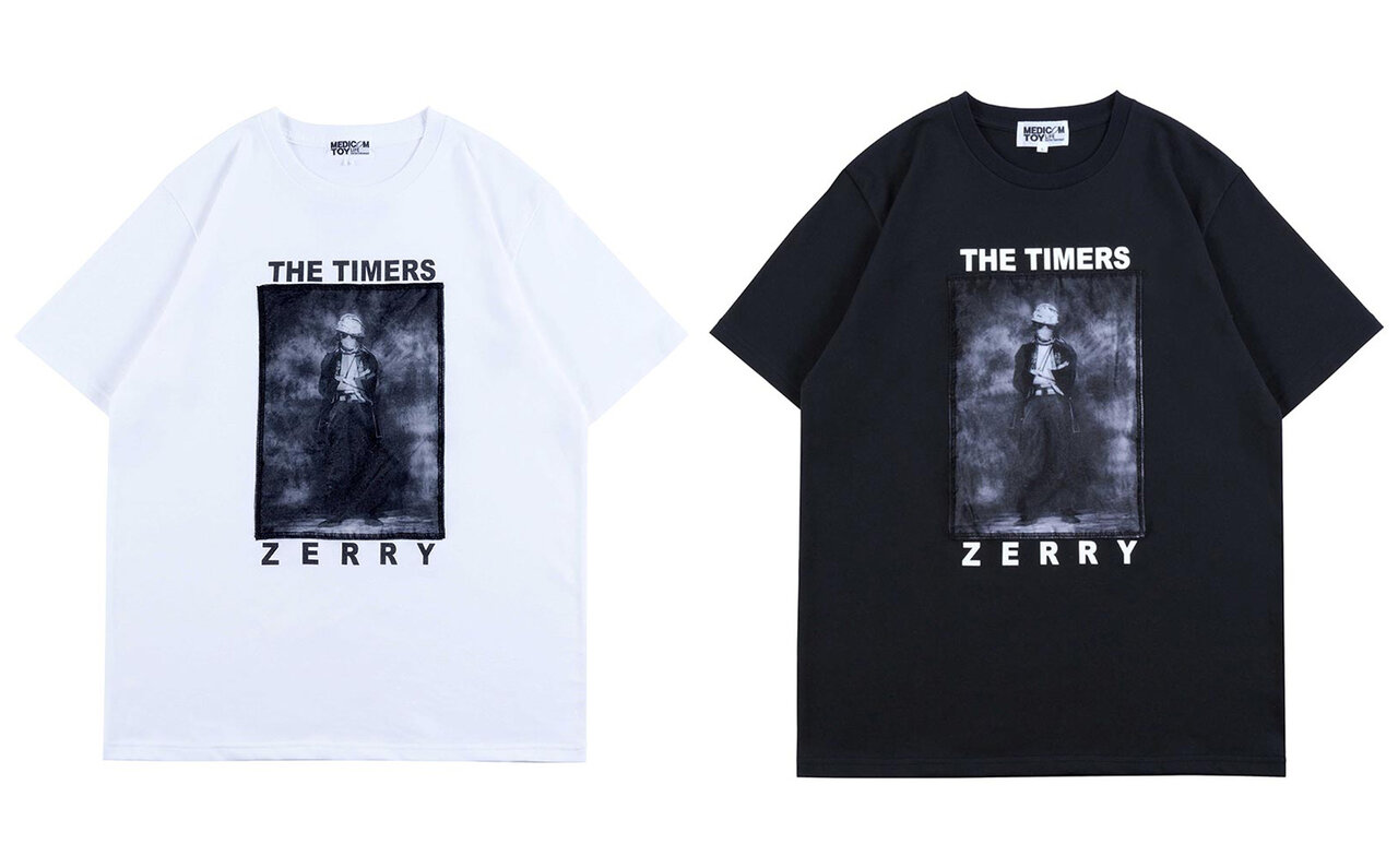 「VCD ZERRY」「THE TIMERS ZERRY’S HELMET」「MLE × THE TIMERS / T-Shirt “争いの河”