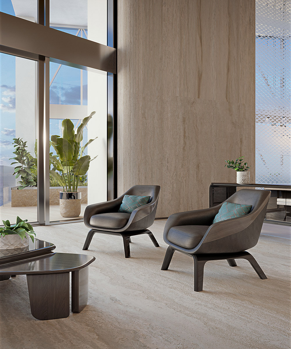 2028年完成予定のベントレーレジデンス・マイアミのペントハウスを公開