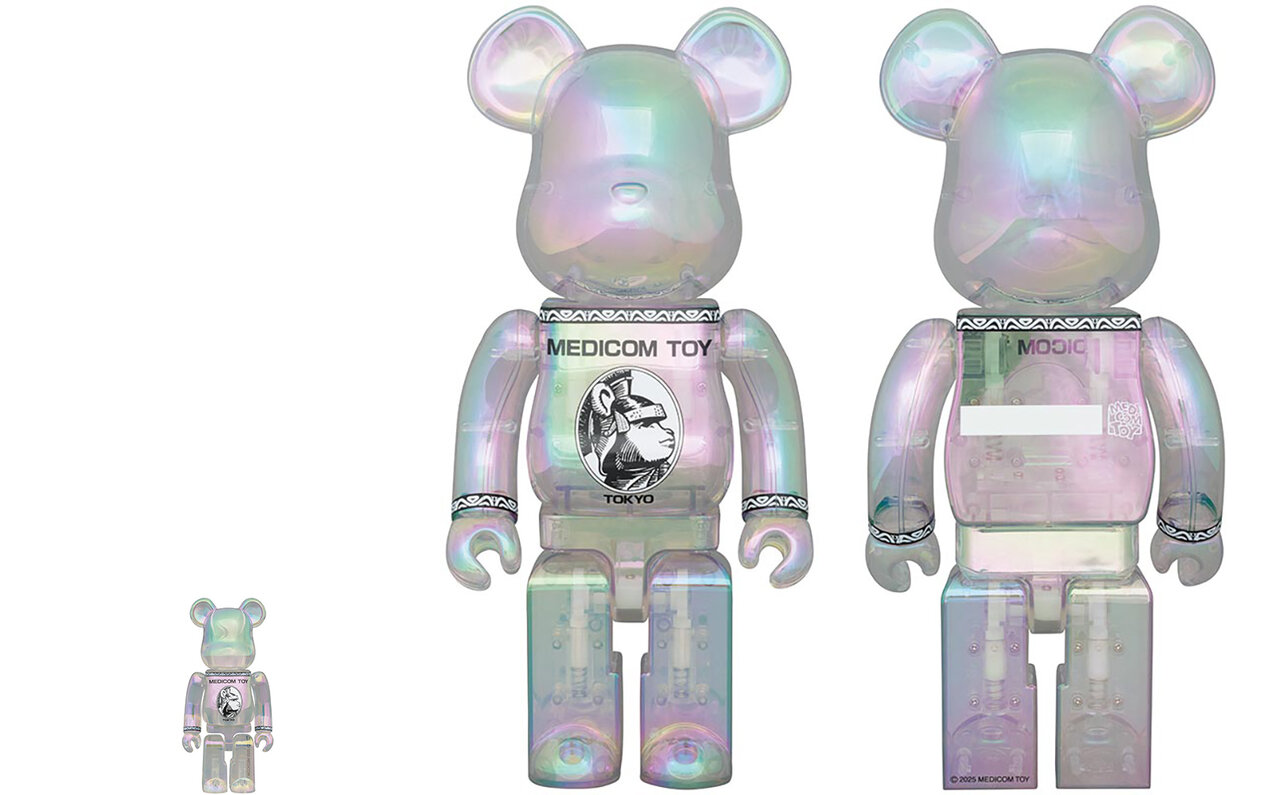 BE@RBRICK CENTURION CLEAR CHROME Ver. 100% & 400%