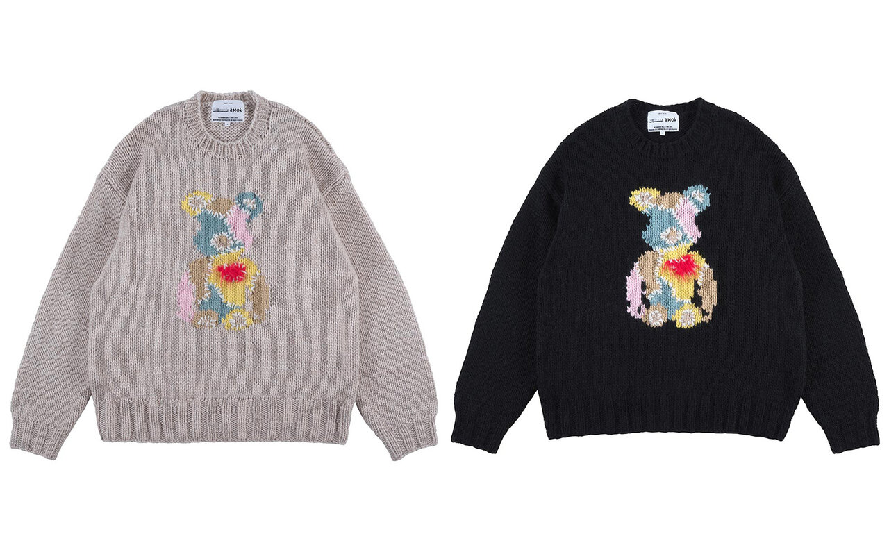 BE@RBRICK × amok KNIT