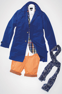 HACKETT LONDON|気品あるロイヤルブルーのスプリングコート 02