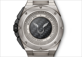 IWC|インヂュニア・クロノグラフ“ルイス・ハミルトン”裏蓋