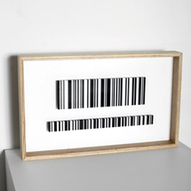 藤原ひでと「メッセージ・バーコード」