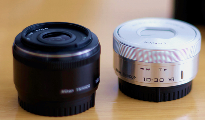 「1 NIKKOR VR 10-30mm f/3.5-5.6 PD-ZOOM」「1 NIKKOR 18.5mm f/1.8」