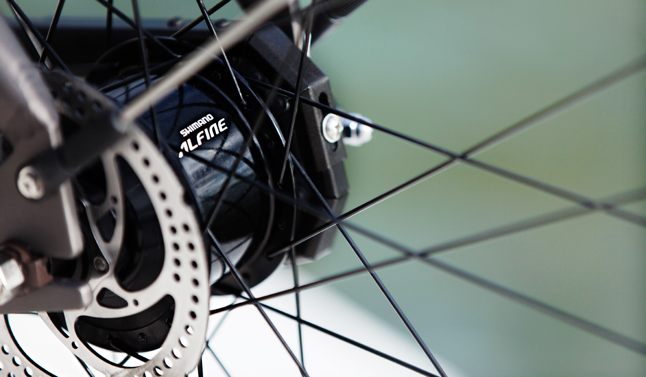 VANMOOFの自転車に搭載された変速ギア