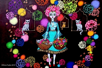 藤田理麻 新作絵画展 『Maya~幻想と魔法~』