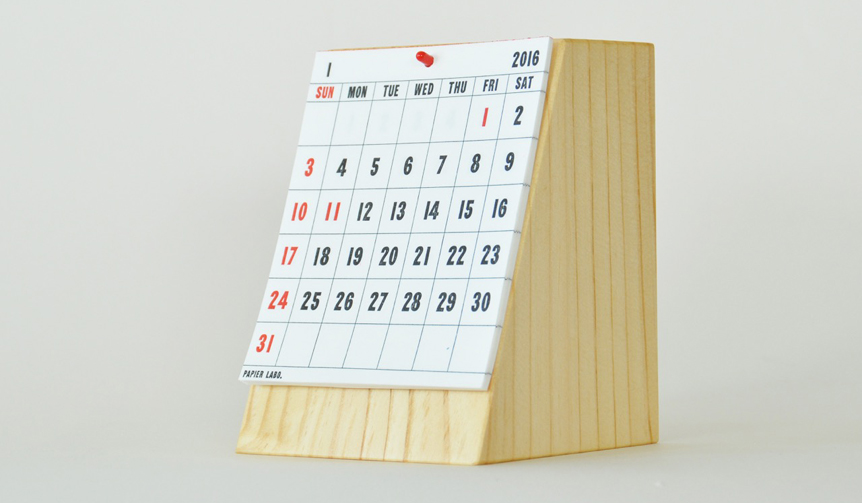 PAPIER LABO.｜パピエラボ DESKTOP CALENDAR