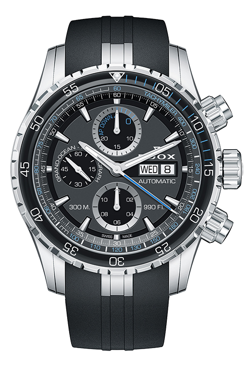 EDOX|グランドオーシャン クロノグラフ オートマティック エクストリーム セイリング シリーズ エディション