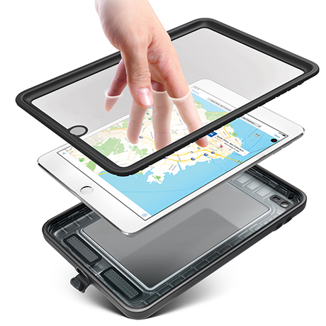 動画の再生に最適。付属のスタンドは4段階で角度調節