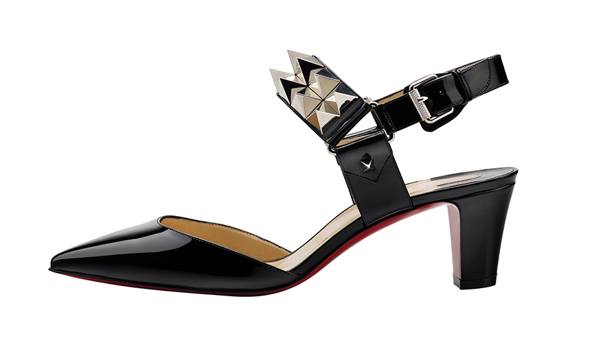 Christian-Louboutin-Snap-Shoot-Spikes-Flat-Calf-Canvas-Calf-Black-DK-Gun