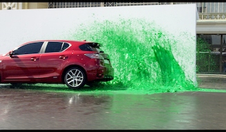 “クルマで描くアート”レクサスFスポーツの新作CMを公開|Lexus