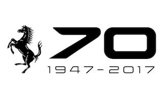 フェラーリ70周年ロゴ