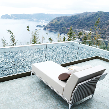 オーベルジュ感覚の「ひらまつ熱海」でリラックス