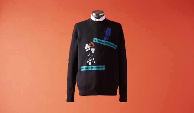 vol.3 クルーネックの柄セーター　DIOR HOMME｜ディオール オム