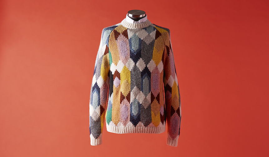 vol.3 クルーネックの柄セーター　PRADA｜プラダ