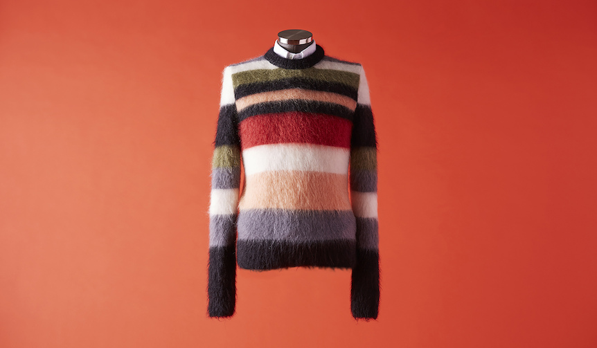 vol.3 クルーネックの柄セーター　Saint Laurent｜サンローラン