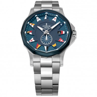 スモールセコンド(青・ステンレススティールブレスレット)