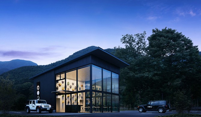 19_星のや富士】レセプション夕景