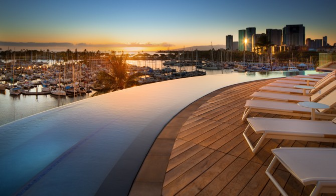 インフィニティプール　サンセット