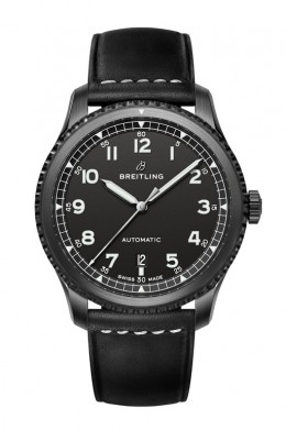Navitimer-8-Automatic-Blacksteel-with-black-dial-and-black-leather-strap