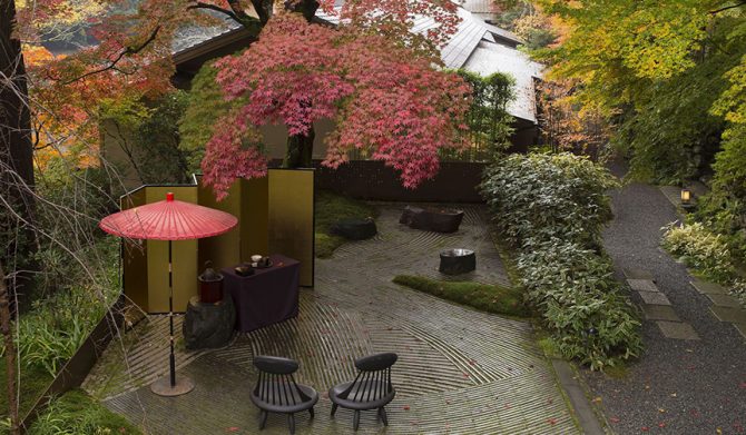 星のや京都 紅葉ヘリクルーズ