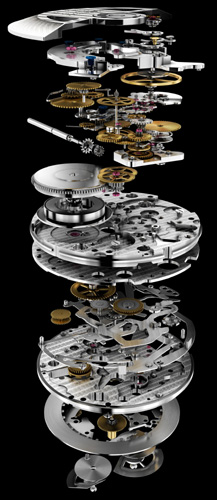 ゼニス／デファイ クラシック クロノアエロ ゴールド＆スティール