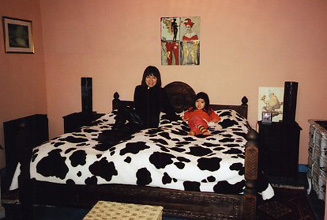 マラケシュの「Riad Zakka」のゲストルーム