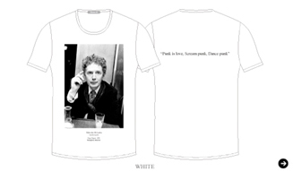 マルコム・マクラーレン追悼Tシャツ｜02