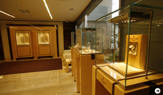 開放感溢れる店内。