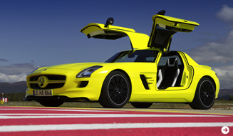 ガルウイングをもったスーパーEV|メルセデス・ベンツ SLS AMG E-CELL|07