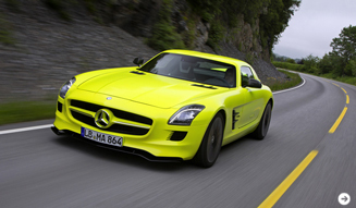 ガルウイングをもったスーパーEV|メルセデス・ベンツ SLS AMG E-CELL|09