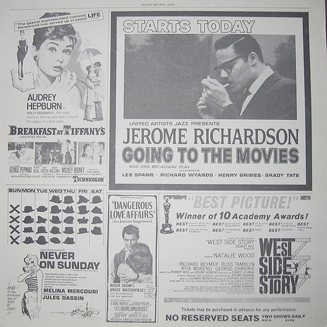 Jerome Richardson 『GOING TO THE MOVIES』