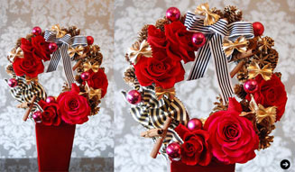 和気雅美|クリスマスリース 06