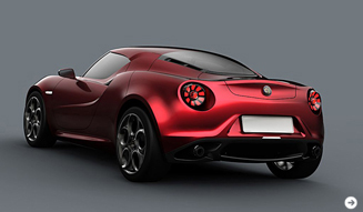Alfa Romeo 4C Concept|アルファロメオ 4C コンセプト コンパクトスーパーカーがプレミア!|03