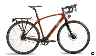 Audi duo｜アウディ デュオ 木製フレームの自転車｜02