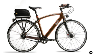 Audi duo｜アウディ デュオ 木製フレームの自転車｜03