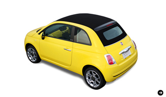 FIAT 500 POP-BI|フィアット 500 ポップ ビー ミツバチカラーの特別製チンク|02