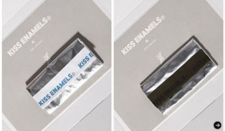 enamel.|kiss enamels. 09