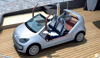 Volkswagen up! azzurra|フォルクスワーゲン アップ! セーリングチーム