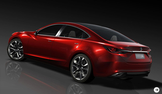 MAZDA  雄(TAKERI)|東京モーターショーにマツダのコンセプトセダンが登場|02