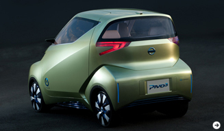 日産の考えるEVシティコミュター「PIVO 3」登場|NISSAN|04