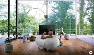 ミラノサローネ,LIXIL,バスタブ,リクシル,4