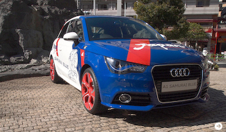 Audi A1 SAMURAI BLUE｜アウディA1サムライブルー