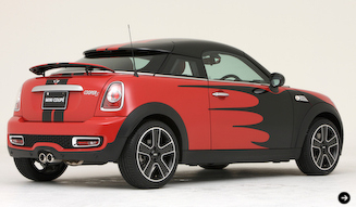 布袋寅泰×ミニ・クーペ「ブラック・ファイヤー・モデル」