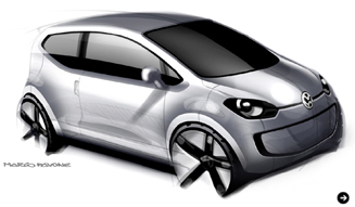 Volkswagen up!｜フォルクスワーゲン アップ！　デザインスケッチ