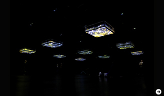 坂本龍一＋高谷史郎《LIFE - fluid, invisible, inaudible…》　2007年　YCAM委嘱作品　Photo：丸尾隆一（YCAM）　写真提供：山口情報芸術センター [YCAM]　【参考図版】