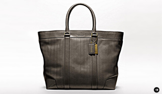 ブリーカー エンボスド レザー ウィークエンド トート