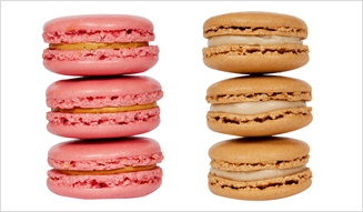 ラデュレ 「マカロン・テ・ア・ラ・ローズ」「マカロン・コニャック」